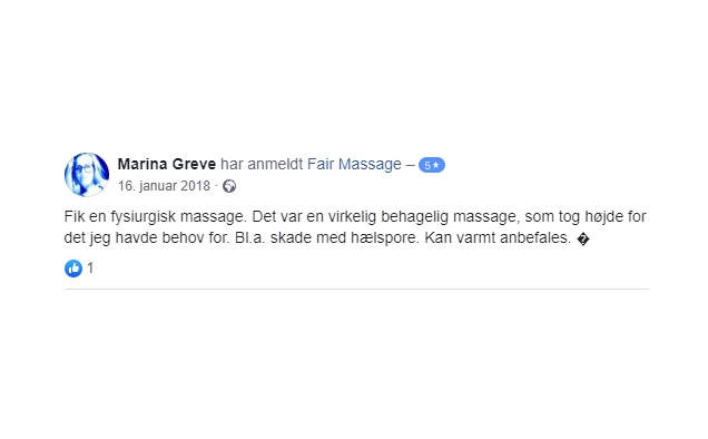 Anmeldelse af Fair Billig Massage Nyborg ved Jens Nielsen 5